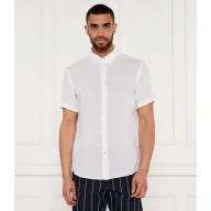 Koszule męskie - BOSS BLACK Lniana koszula H-ROAN-BD-E-SH-C-252 | Slim Fit - miniaturka - grafika 1