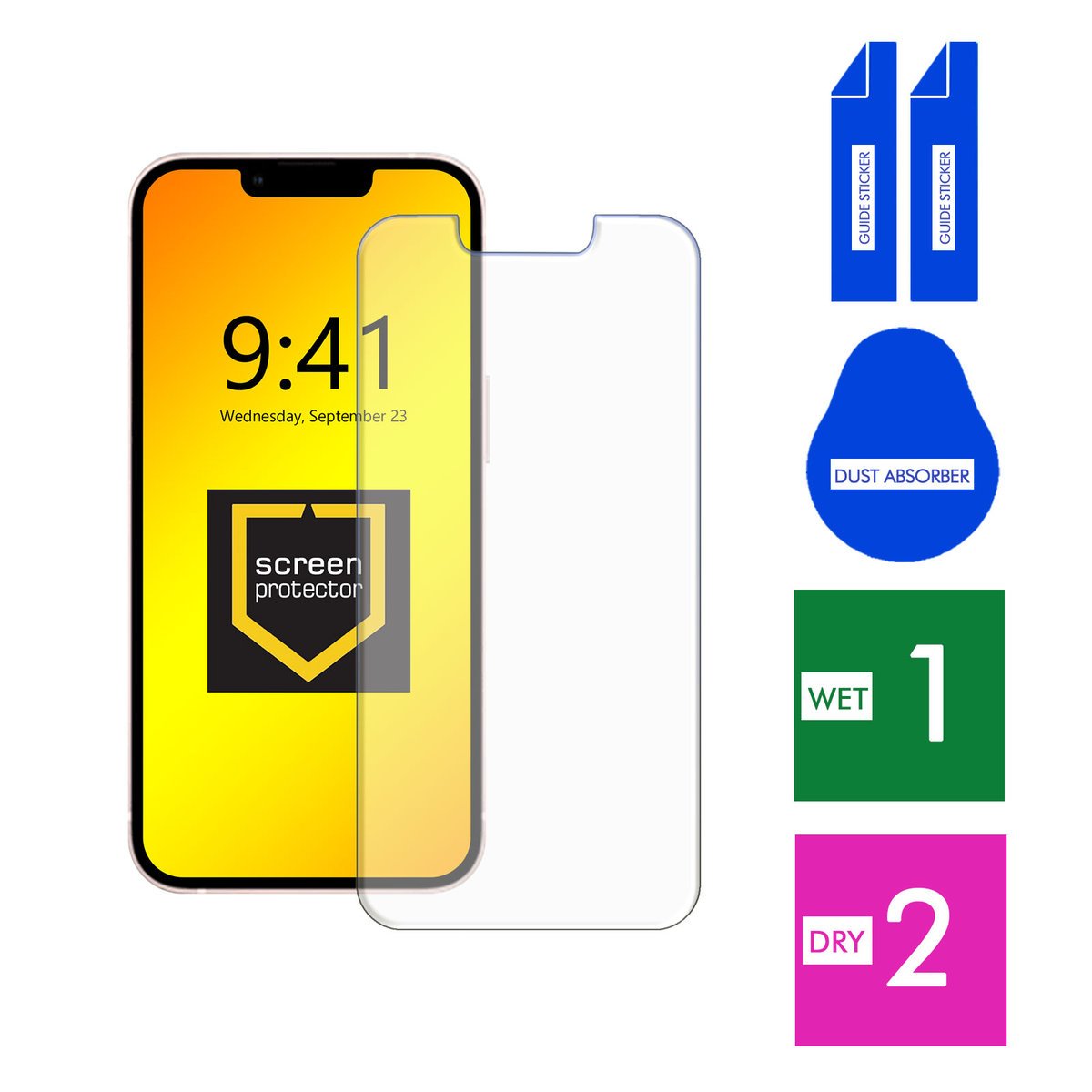 SZKŁO HARTOWANE DO APPLE IPHONE 13 MINI SZYBKA 9H OCHRONNE PANCERNE