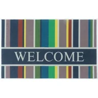 Wycieraczki - Wycieraczka Sphinx print 48 x 78 cm Welcome paski wielokolorowy - miniaturka - grafika 1