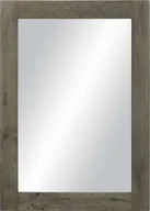 Lustra - vidaXL Lustro łazienkowe szare 50x3x70 cm z litego drewna mango - miniaturka - grafika 1