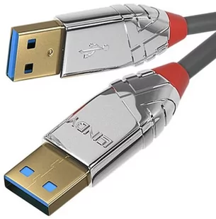 Kabel USB-A 3.1/USB-A 3.1 LINDY Cromo Line 36629, 5 m - Kable komputerowe i do monitorów - miniaturka - grafika 1