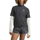 Kurtki damskie - adidas Damska kurtka z krótkim rękawem Run It, Czarny, S - miniaturka - grafika 1