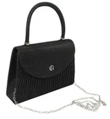 Torebki damskie - Ekskluzywna Kopertówka Rovicky 7233 CZARNA - miniaturka - grafika 1