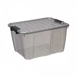 Fl1 POJEMNIK HOME BOX 30L SZARY PT 2232 40P-POJ-2232/S - Pojemniki łazienkowe - miniaturka - grafika 1