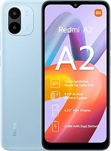 Xiaomi Redmi A2 2GB/32GB Dual Sim Niebieski - Telefony komórkowe - miniaturka - grafika 1