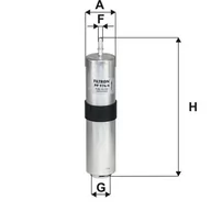 Filtry paliwa - Filtron PP 976/6 FILTR PALIWA BMW 2 F45 14-, X1 15-, X2 -18 PP976/6 - miniaturka - grafika 1