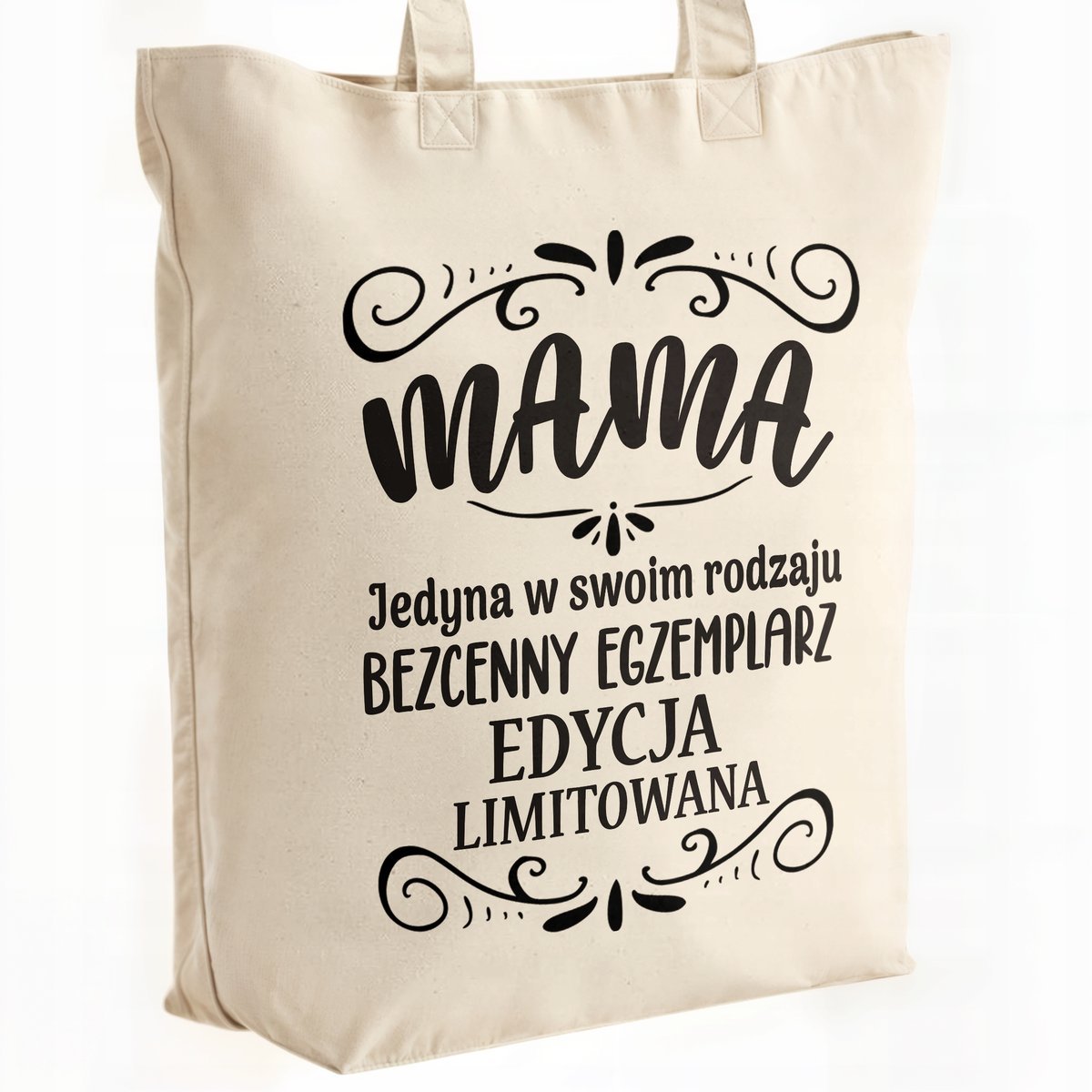 Torba bawełniana premium na zakupy Dzień Matki Edycja Limitowana