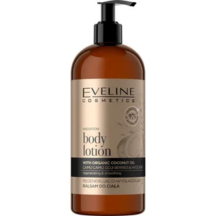 Eveline cosmetics Organic Gold Regenerująco-Wygładzający Balsam do Ciała 500ml EVEL-0195 - Balsamy i kremy do ciała - miniaturka - grafika 1
