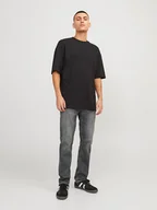 Spodnie męskie - Jack & Jones Dżinsy - Slim fit - w kolorze antracytowym - miniaturka - grafika 1