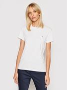 Koszulki i topy damskie - Tommy Hilfiger T-Shirt WW0WW22043 Biały Regular Fit - miniaturka - grafika 1