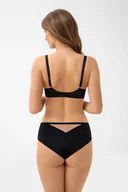 Majtki damskie - Gorsenia Figi Lexi B001 Czarny S - miniaturka - grafika 1