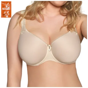 BBiustonosz stanik usztywniany beżowy gładki Corin Virginia 17871 Spacer 75E - Biustonosze - miniaturka - grafika 1