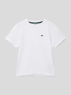 T-shirt z wyhaftowanym logo - Koszulki dla chłopców - miniaturka - grafika 1