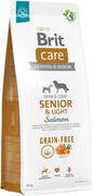 Sucha karma dla psów - Brit Care Dog Grain-free Senior & Light, łosoś i ziemniaki - 12 kg Dostawa GRATIS! - miniaturka - grafika 1