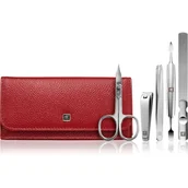 Zestawy do manicure i pedicure - ZWILLING Manicure BT Klasyczny Inox Zwilling czerwony 5 szt. - miniaturka - grafika 1