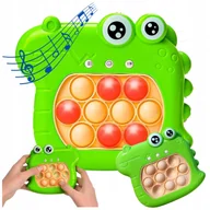 Zabawki interaktywne dla dzieci - GRA POP IT POPIT ELEKTRYCZNA GRA ANTYSTRESOWA ZRĘCZNOŚCIOWA KROKODYL - miniaturka - grafika 1