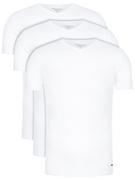 Piżamy męskie - Tommy Hilfiger Komplet 3 t-shirtów Vn Tee Ss 3 Pack Premium Essentialis 2S87903767 Biały Regular Fit - miniaturka - grafika 1