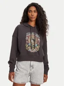 Bluzy damskie - Billabong Bluza All Time EBJFT00146 Czarny Boxy Fit - miniaturka - grafika 1