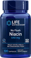 Suplementy naturalne - Life Extension Niacyna bez rumienia - 100 kapsułek - miniaturka - grafika 1