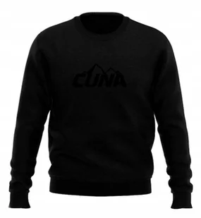 Bluza męska bawełniana czarna cienka basic bez kaptura Simply Góry Cuna S - Bluzy męskie - miniaturka - grafika 1