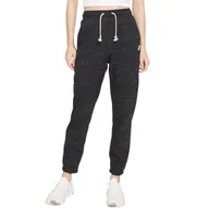 Spodnie damskie - Spodnie damskie Nike Nsw Gym Vntg Easy Pant czarno-szare DM6390 010-S - miniaturka - grafika 1