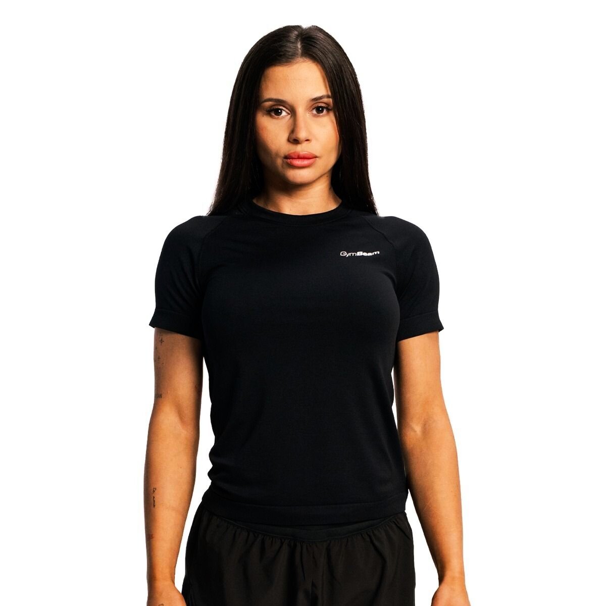 Koszulka damska GymBeam Women‘s Pulse X Running T-shirt Black M