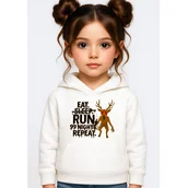 Bluzy dla dziewczynek - BLUZA DZIECIĘCA Z KAPTUREM 99 NOCY W LESIE ROBLOX 146-152 PREZENT - miniaturka - grafika 1