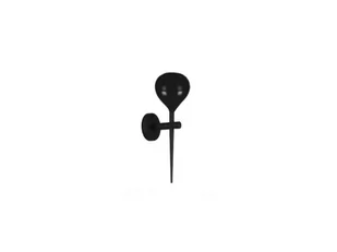Azzardo AGA WALL MB1289 BK LAMPA ŚCIENNA, Kinkiet - Lampy ścienne - miniaturka - grafika 1