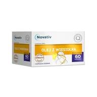 Suplementy naturalne - Novativ Olej z wiesiołka, 60kaps. - miniaturka - grafika 1
