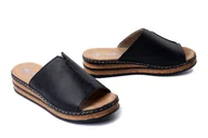 Klapki i japonki damskie - RIEKER 629M9-00 black, klapki damskie - Rieker - miniaturka - grafika 1