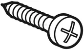 Kanały kablowe - Legrand ALTIS Śruba samogwintująca 5,5x16 034746 100szt. 034746 - miniaturka - grafika 1