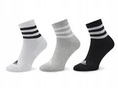 Skarpetki męskie - SKARPETKI ADIDAS IC1318 skarpety trzy kolory za kostkę x3 pary r. 40-42 - miniaturka - grafika 1