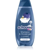 Szampony do włosów - Schauma Kids szampon do włosów i żel pod prysznic dla chłopców z ekstraktem z borówki 400ml - miniaturka - grafika 1