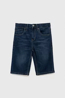 Spodnie i spodenki dla chłopców - Levi's szorty jeansowe dziecięce kolor granatowy - grafika 1
