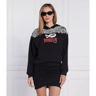 Pinko Bluza PINKO X DIABOLIK FIAMMETTA | Regular Fit - Bluzy damskie - miniaturka - grafika 1