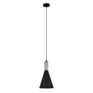 Italux Khaleo lampa wisząca 1-punktowa MDM-3030/1 BK+CR - Lampy sufitowe - miniaturka - grafika 1