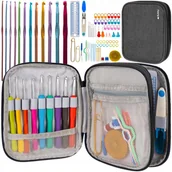 Pasmanteria - DUŻY ZESTAW SZYDEŁEK DO SZYDEŁKOWANIA 2,0-8,0 SZYDEŁKO SZYDEŁKA ETUI 86EL - miniaturka - grafika 1