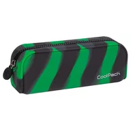 Piórniki - Piórnik Szkolny Silikonowy Coolpack Zebra Silicone Green Z11773 - miniaturka - grafika 1