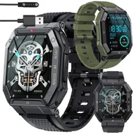 Smartwatch - Smartwatch Zegarek Wielofunkcyjny Militarny Pancerny Sportowy - miniaturka - grafika 1
