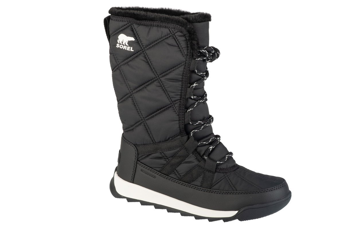 Sorel Whitney II Plus Tall Lace WP 2088261010, Damskie, śniegowce, Czarne