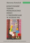 Podręczniki dla szkół wyższych - Efektywność terapii pedagogicznej dzieci z trudnościami w uczeniu się - miniaturka - grafika 1
