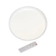 Lampy sufitowe - Milagro Plafon LED z pilotem Cruz 40cm Biały ML4219 - ML4219 - miniaturka - grafika 1