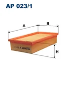 Filtry powietrza - Filtron AP 023/1 FILTR POWIETRZA - miniaturka - grafika 1