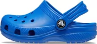 Buty dla dziewczynek - Crocs Unisex Classic Clog T drewniane buty dziecięce, Blue Bolt, 27/28 EU - miniaturka - grafika 1