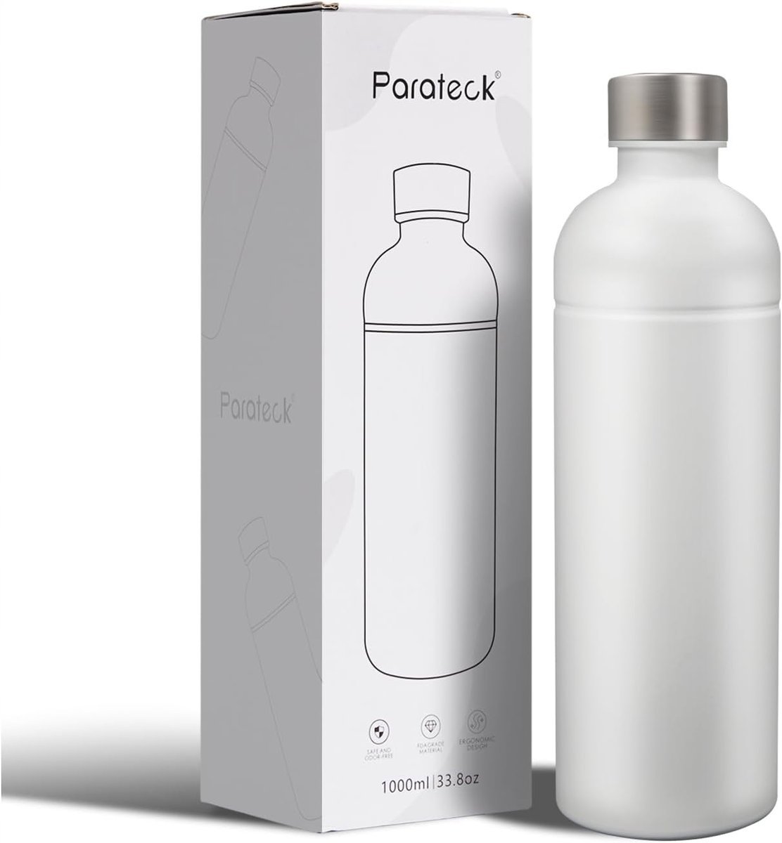 Butelka Ze Stali Nierdzewnej 304, Kompatybilna Z Sodastream 1L Biała