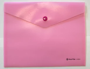 PANTA PLAST Focus koperta A5 przezroczysta kolorowa c4534 różowa Panta-Plast - Przybory szkolne - miniaturka - grafika 3