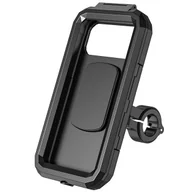 Uchwyty samochodowe do telefonów - Wodoodporny uchwyt motocyklowy z twardym etui - 167-HARD-W-PD - miniaturka - grafika 1