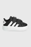 Buty dla dziewczynek - adidas sneakersy dziecięce GRAND COURT 2.0 CF I kolor czarny - miniaturka - grafika 1