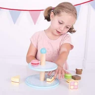 Zabawy w naśladowanie dorosłych - Bigjigs Toys, patera z ciastem - miniaturka - grafika 1
