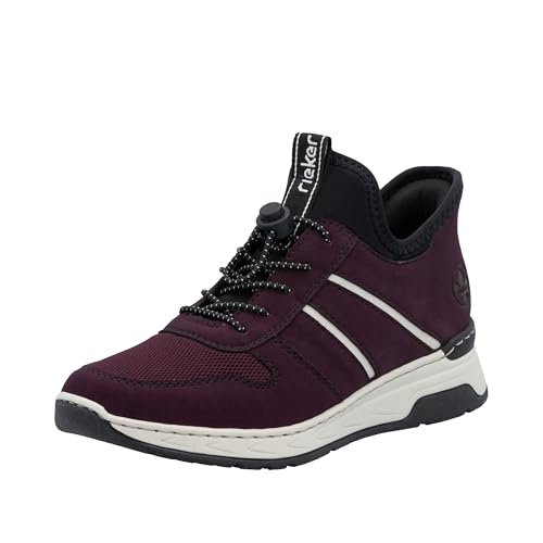 Rieker Damskie M0059 krótkie kozaki, czerwone, 42 EU, czerwony, 42 EU